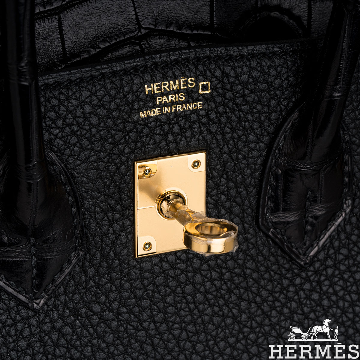 Hermès Birkin 25 Noir (Black) Touch Novillo Alligator Mississippi Liss —  The French Hunter